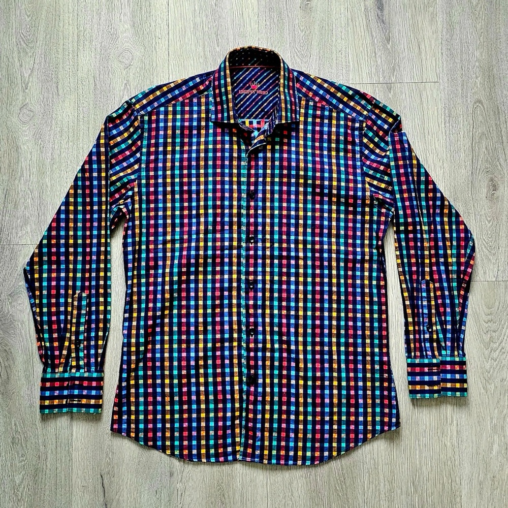 Bertigo Men’s Multicolor long sleeves Shirt